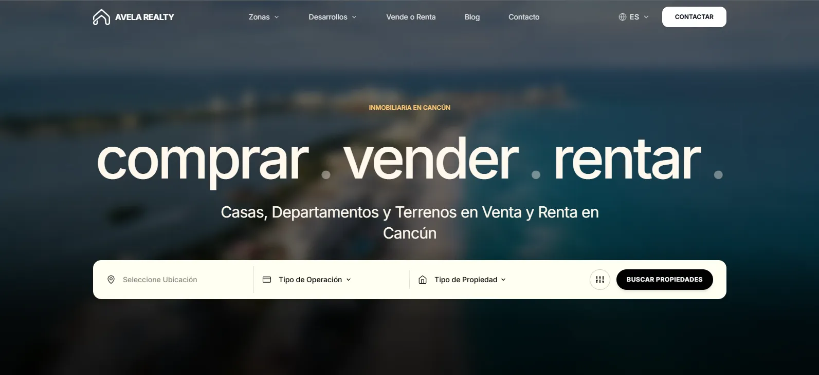 Avela Realty - Proyecto de desarrollo web