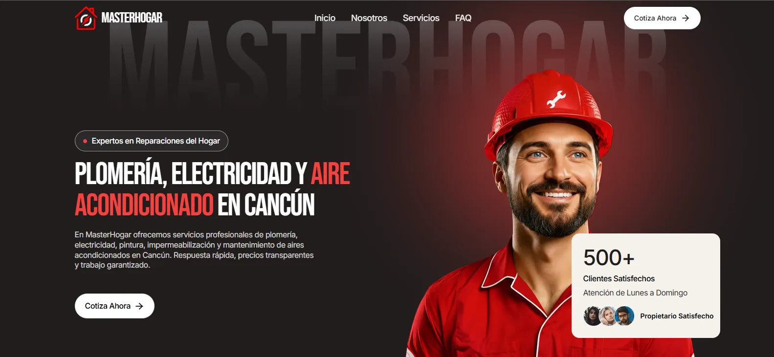 Master Hogar - Proyecto de desarrollo web